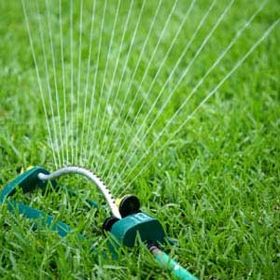 Watering the Turf